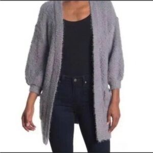 NWT FRNCH Paris Lamia Eyelash Cardigan